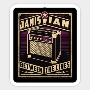 Janis Ian Between The Lines Sticker